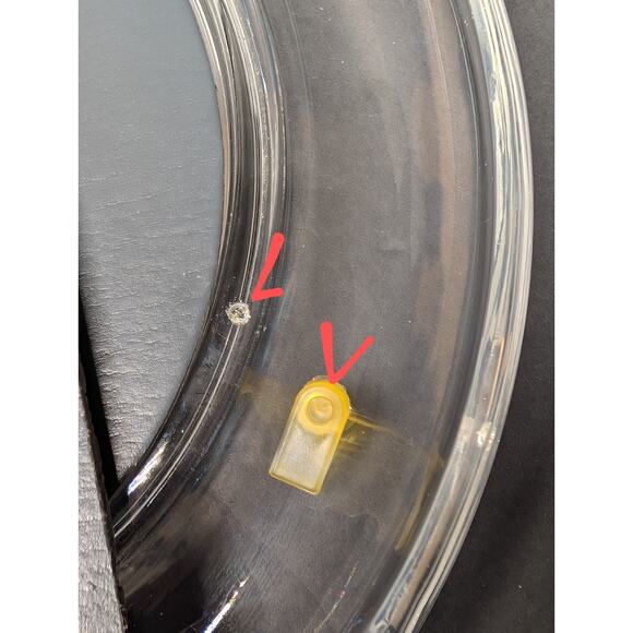 Home Beautiful Crystal Picture Frame 11.5x9.5" W. Germany Holds 5x7 Frosted READ - Picture 8 of 8